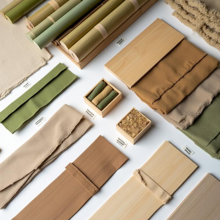 Sustainable materials used at Chameleon Casa