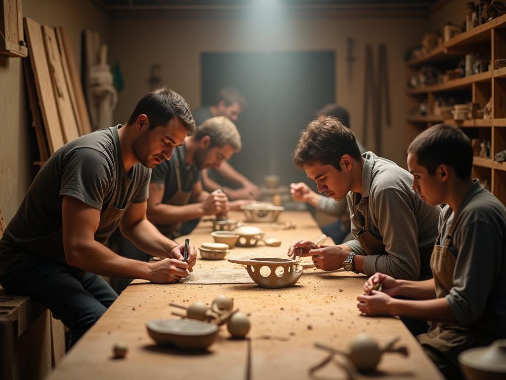 Chameleon Casa artisans at work in workshop