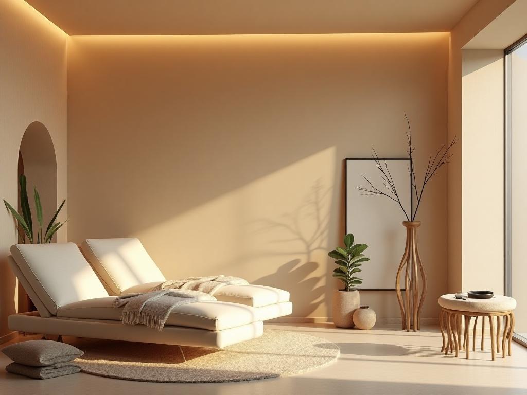 Custom spa relaxation lounge furniture